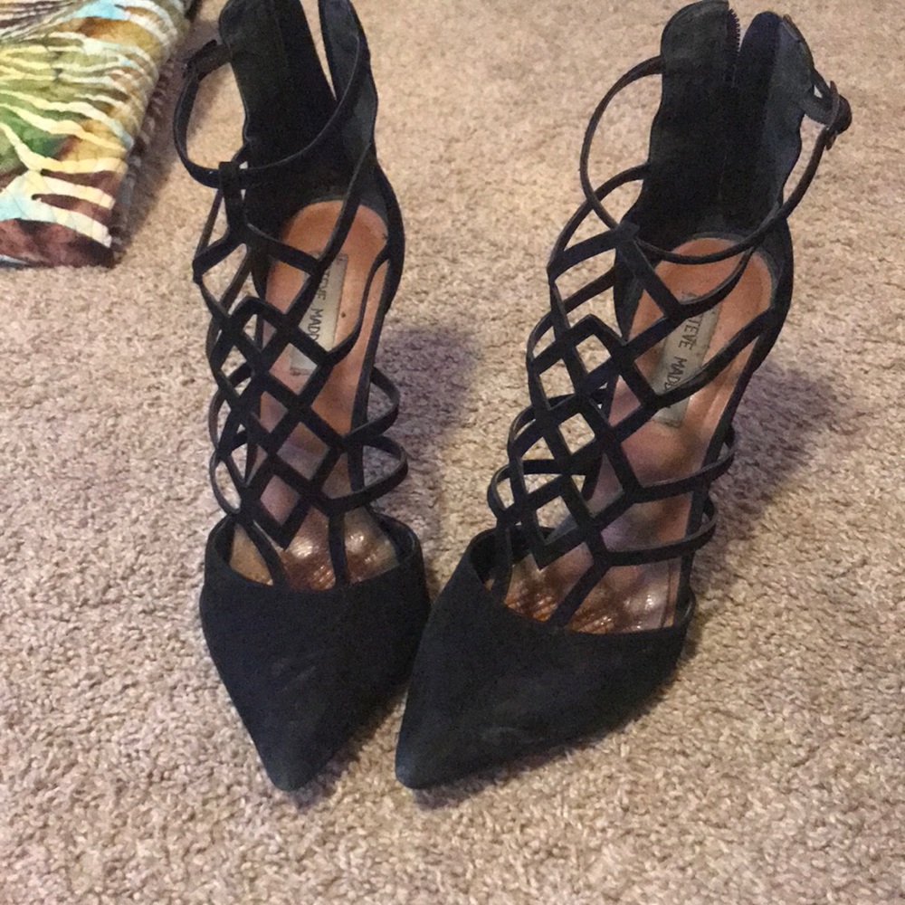 Steve Madden caged heels
